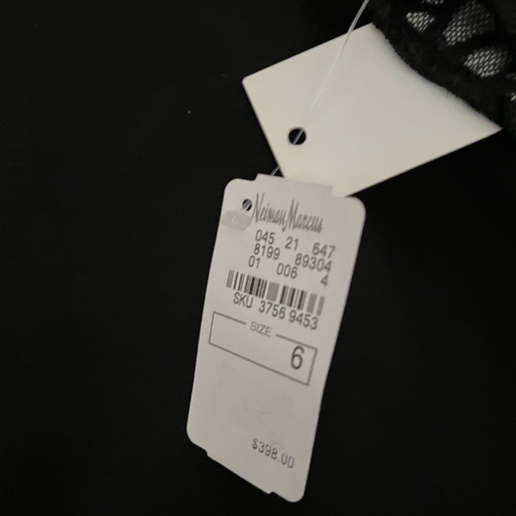 Jay Godfrey Elegant Black Lace Overlay Popover Midi Dress size 6 - Picture 4 of 5